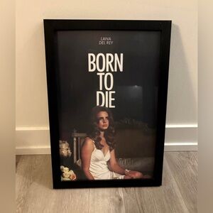 Framed Art Print - Lana Del Rey Born to Die
